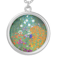 Flower Garden, Gustav Klimt Custom Jewelry