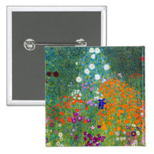 Flower Garden, Gustav Klimt Pins