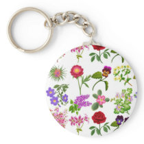 Flower Garden Keychain