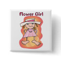 Flower Girl Button