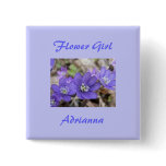 Flower Girl Button