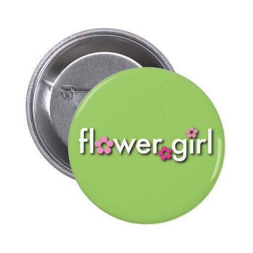 Flower Girl Button