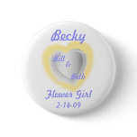 Flower Girl Button-Customise