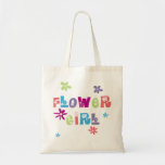 Flower Girl Canvas Bag