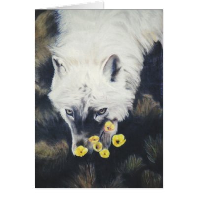 "Flower Girl" Cards by paintonmypaws