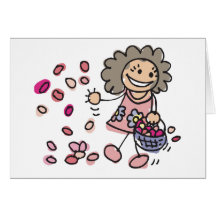 Flower Girl Card