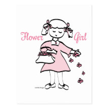 Flower Girl Gifts and Apparel Post Cards