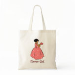 Flower Girl in Coral bags