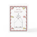 Flower Girl Invitation Card
