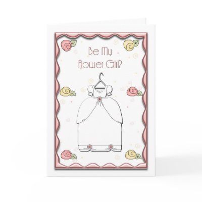 Flower Girl Invitation Card by StarStock