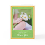Flower Girl Invitation Request Card