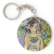 Flower Girl Key Chains