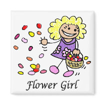 Flower Girl Magnet