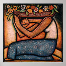 Flower girl print