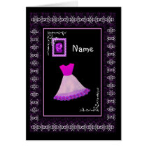 Flower Girl PURPLE Dress Flowered Trim
