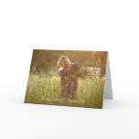 Flower girl Request Blonde Girl in Meadow cards