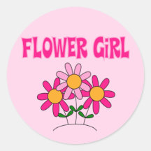 Flower Girl Stickers