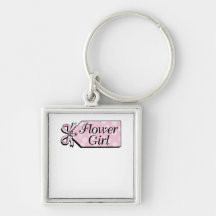Flower Girl Wedding Keychain