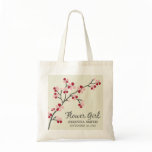 Flower Girl Wedding Party Gift Bag (red)