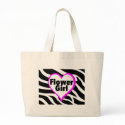Flower Girl (Zebra Print) bags