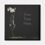 Flower Glass Magnet 2