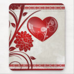 Flower Heart Mousepad