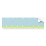Flower in Green Bumper Sticker bumper stickers