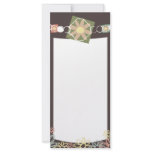 flower jewellery necklace marketing rack card rack cards