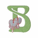 Flower Letter B embroidered shirts