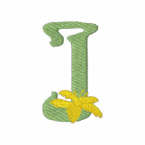 Flower Letter J Polo
