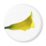 Flower Magnet Set 2 - Yellow Calla Lilly