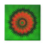 Flower magnet (square)