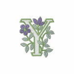 Flower Monogram Initial Y