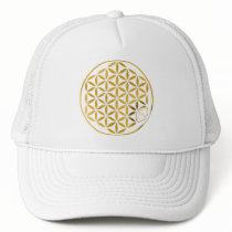 Flower Of Life 1 - Gold stamp Trucker Caps