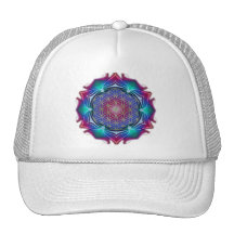 FLOWER OF LIFE / Blume des Lebens - Mandala IV Trucker Hat
