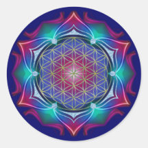 FLOWER OF LIFE / Blume des Lebens - Mandala IV Sticker