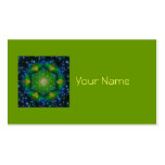 FLOWER OF LIFE/Blume des Lebens Mandala V Square Business Card Template
