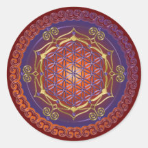 FLOWER OF LIFE / Blume des Lebens - Ornament I Sticker