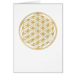 Flower Of Life | gold, small cards