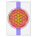 Flower Of Life / Moola Mantra | lila stripe cards