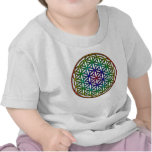 Flower of Life (rainbow) sacred geometry symbol Shirts