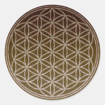 Flower of Life Round Sticker