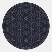 Flower of Life Round Sticker