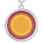 Flower Of Life - yellow sunny Custom Necklace
