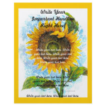 Flower Painting Invitation Flyer Rackcard Art