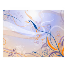 flower paper custom invite