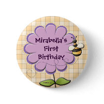 Flower Patch Button
