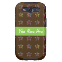 Flower Patch Pattern Samsung Galaxy SIII Cases