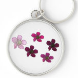 Flower Pattern Keychain