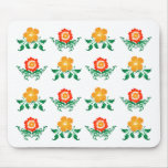 Flower Pattern: Vector Drawing: mousepads